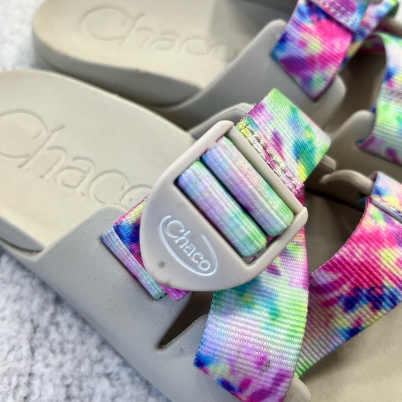 Women's Chacos Chillos Colorful Slide Slip On Shoe Size 6W - Picture 4 of 9